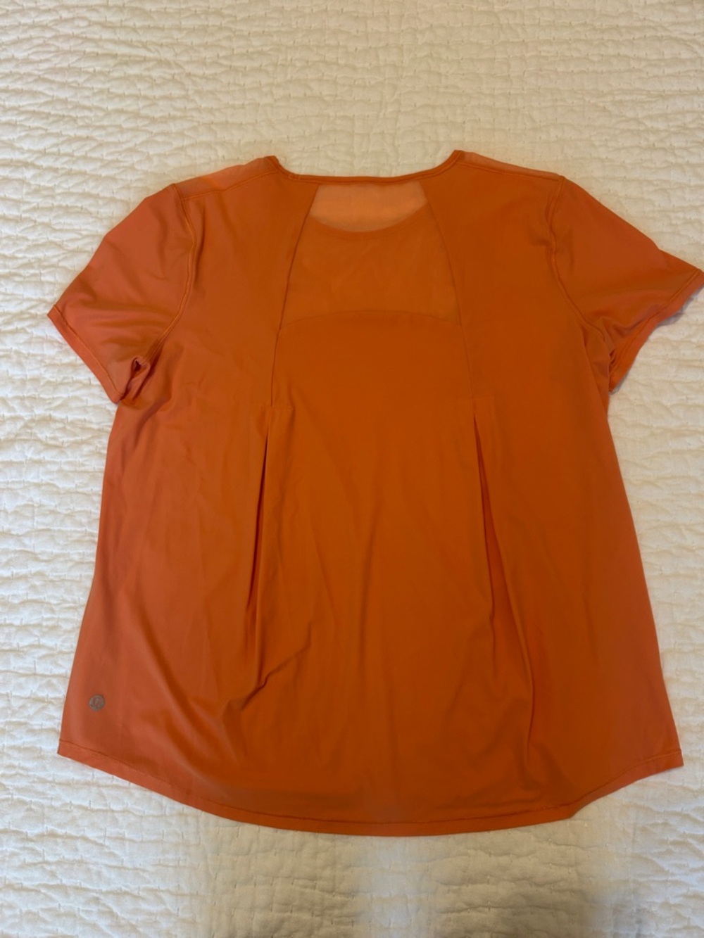 Lululemon sculpt Women's Orange Short-Sleeve Active Top